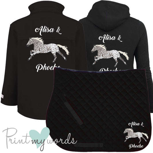 'Ginny' Children's Personalised Matching Equestrian Set - Elegant Design