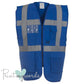 2025 Official PW&S High Visibility Hi Vis Equestrian Reflective Zip-Up Waistcoat CAMERA, 10mph, 2m