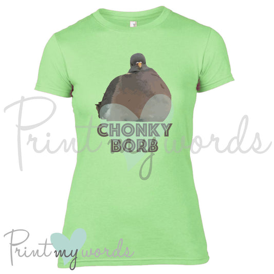 Personalised Ladies Borb Birb Bird T-Shirt