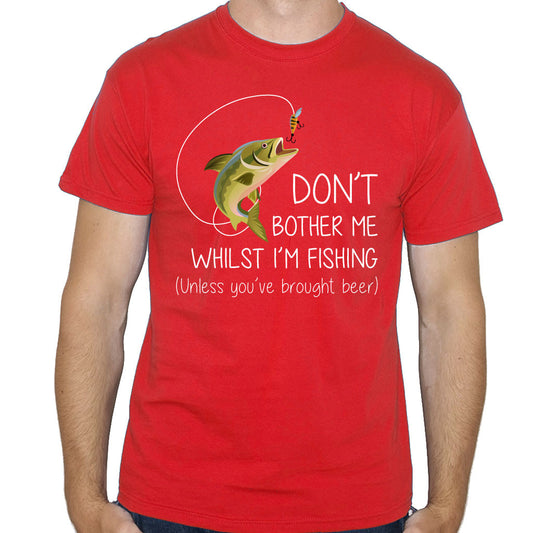 Men's Don't Bother Me Whilst i'm Fishing T-Shirt