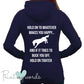 Hold on Tight Funny Equestrian Hoodie