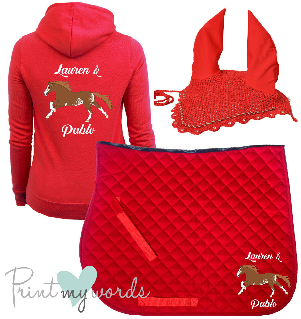 'Freya' Children's Personalised Matching Equestrian Set - Elegant Design