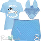 'Cora' Ladies Personalised Matching Equestrian Set - Plodders Design