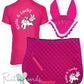 'Cora' Ladies Personalised Matching Equestrian Set - Unicorn Design