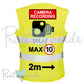 High Visibility Hi Vis Equestrian Reflective Vest Tabard Waistcoat CAMERA RECORDING, MAX 10, 2M