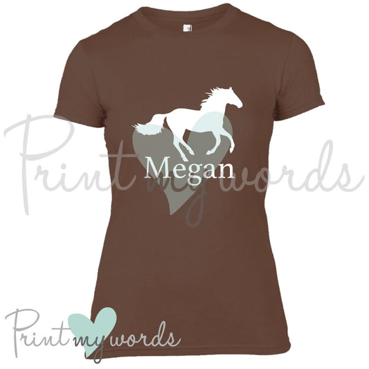 Personalised Cantering Equestrian T-Shirt