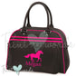Personalised Equestrian Retro Bowling Bag - Canter Design