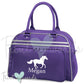 Personalised Equestrian Retro Bowling Bag - Canter Design