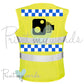 High Visibility Hi Vis Equestrian Reflective Vest Tabard Waistcoat CAMERA CHEQUER CHECK CHEQUERED hi-viz