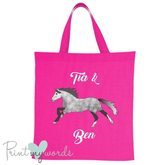 Personalised Elegant Equestrian Tote Bag