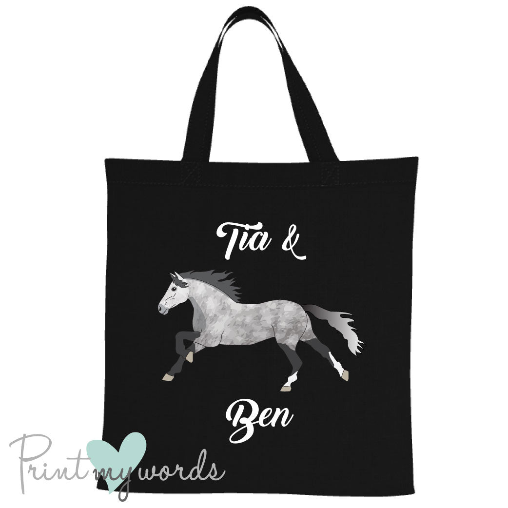 Personalised Elegant Equestrian Tote Bag
