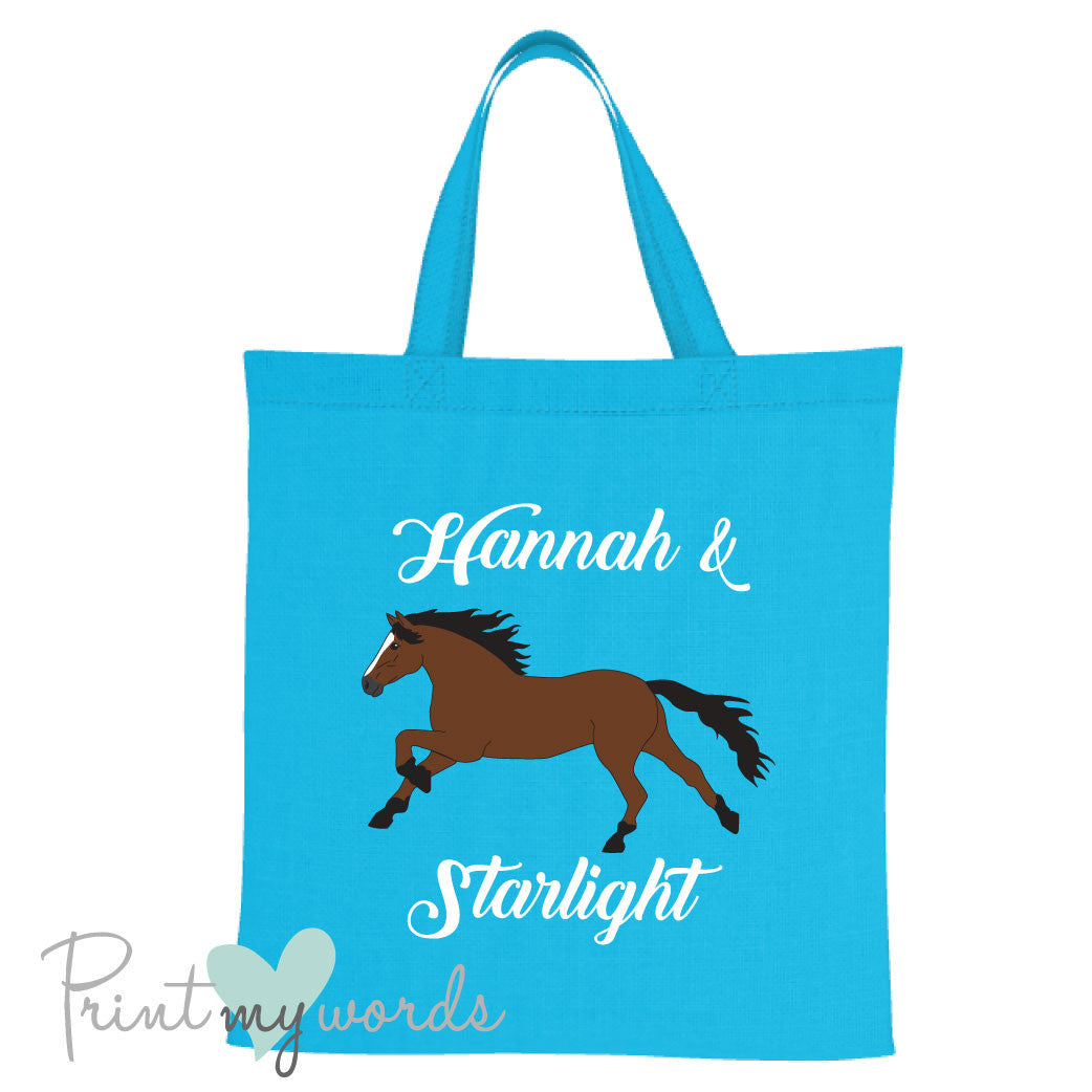 Personalised Elegant Equestrian Tote Bag
