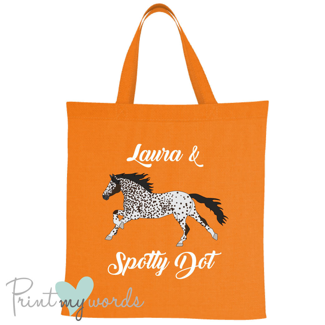 Personalised Elegant Equestrian Tote Bag