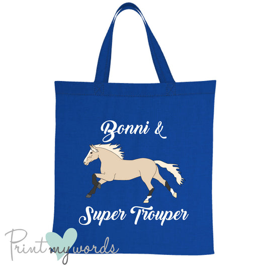 Personalised Elegant Equestrian Tote Bag