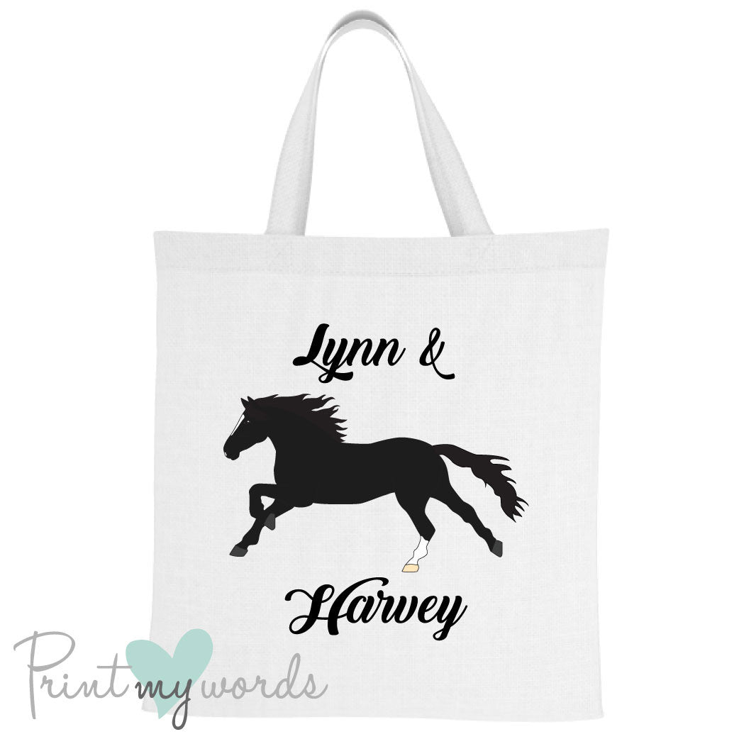 Personalised Elegant Equestrian Tote Bag