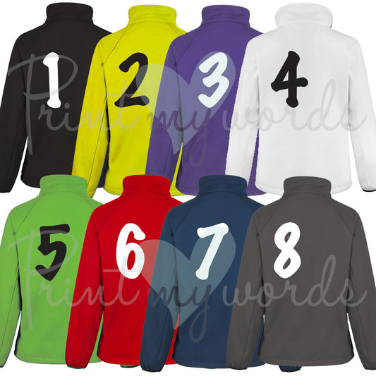 Personalised Softshell Dog Showing Jacket - Show Name & Silhouette
