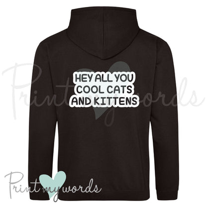 Unisex Cool Cats & Kittens Funny Hoodie