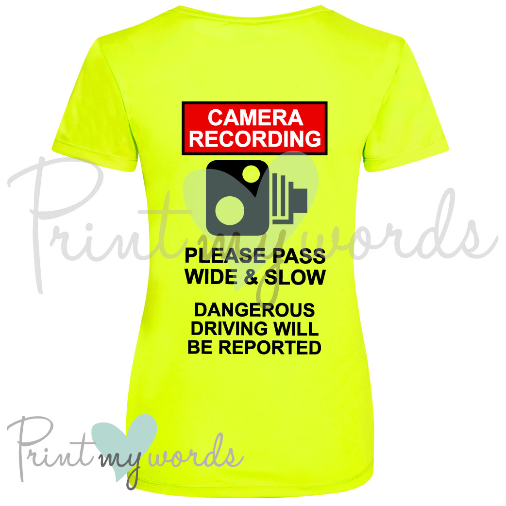 Hi Vis UV Protection Equestrian Horse Riding Summer T-Shirt Vest Polo - Dangerous Driving