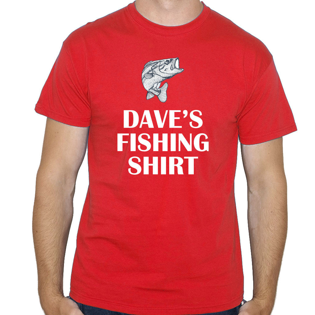 Men's Personalised Fishing T-Shirt