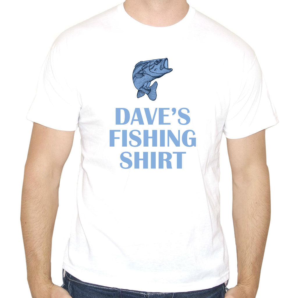 Men's Personalised Fishing T-Shirt