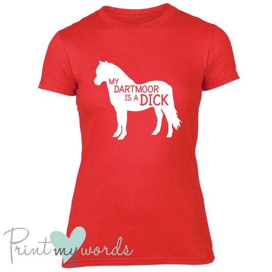 My Dartmoor Is A Dick Funny Equestrian T-shirt