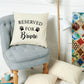Reserved for The Dog Personalised Cushion Cover