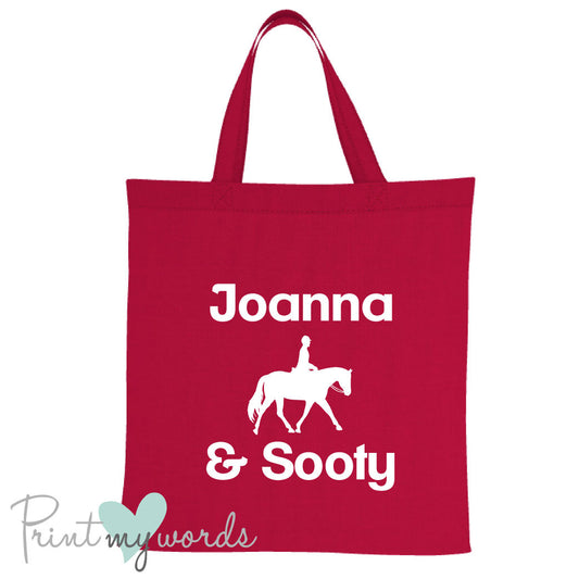 Personalised Dressage Equestrian Tote Bag