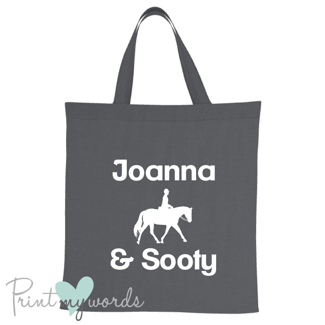 Personalised Dressage Equestrian Tote Bag