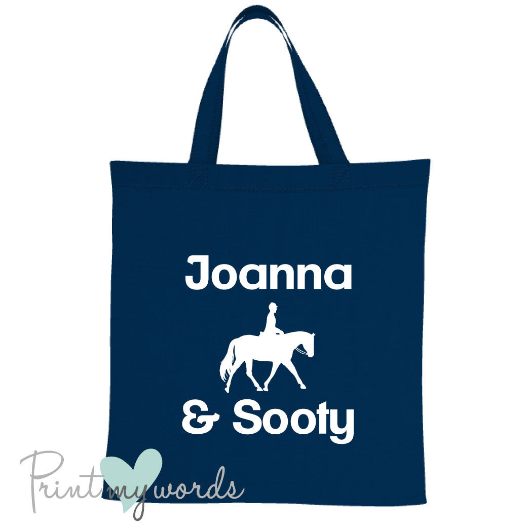 Personalised Dressage Equestrian Tote Bag
