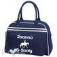 Personalised Equestrian Retro Bowling Bag - Dressage Design