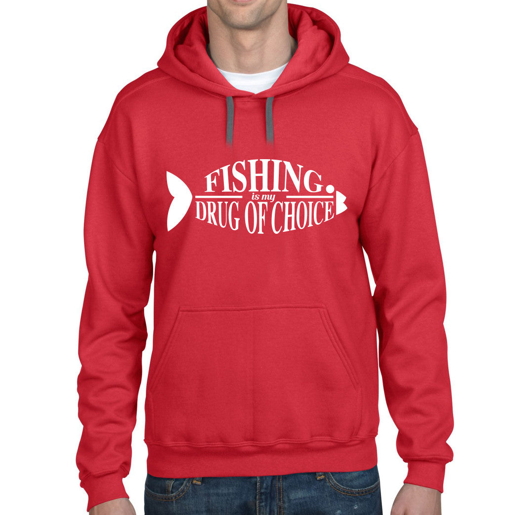 Men's Fishing is My Drug of Choice Hoodie
