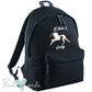 Children's Personalised Elegant Equestrian Rucksack Backpack