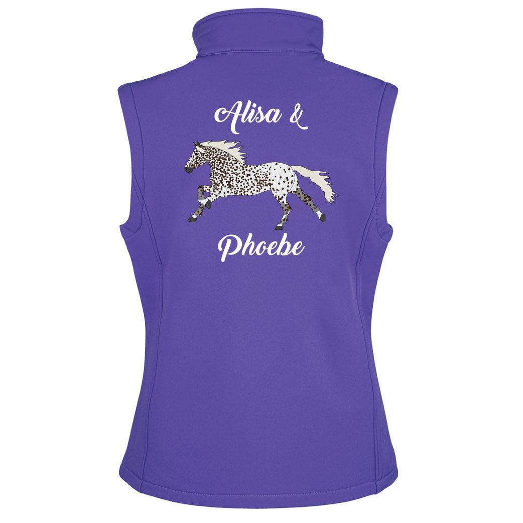 Personalised 'Elegant' Soft Shell Gilet Body Warmer