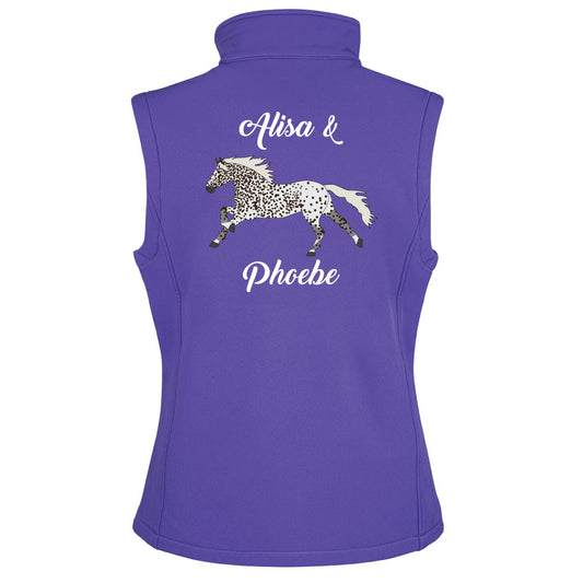 Personalised 'Elegant' Soft Shell Gilet Body Warmer