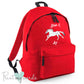 Children's Personalised Elegant Equestrian Rucksack Backpack