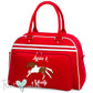 Personalised Equestrian Retro Bowling Bag - Elegant Design