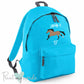 Children's Personalised Elegant Equestrian Rucksack Backpack