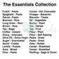 Modern Pantry Organisation Storage Jar Labels - Essentials Collection 30 pack