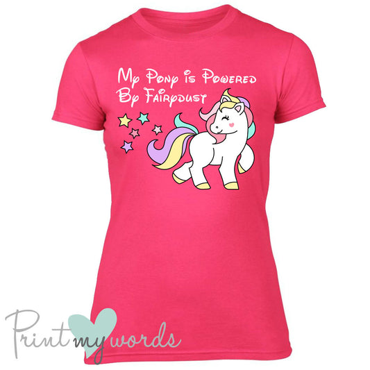 My Pony is Powered by Fairydust Equestrian T-shirt