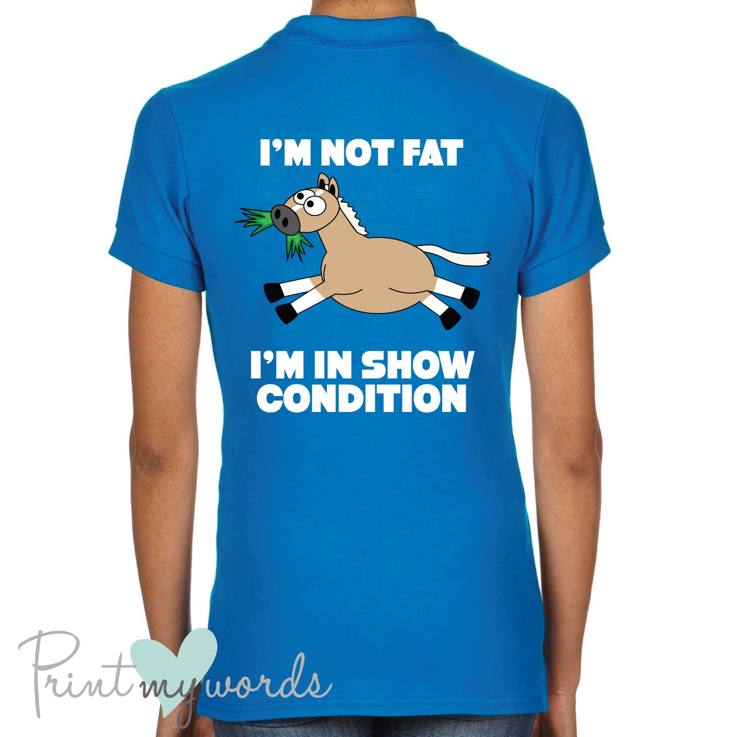 Plodders Show Condition Funny Equestrian Polo Shirt