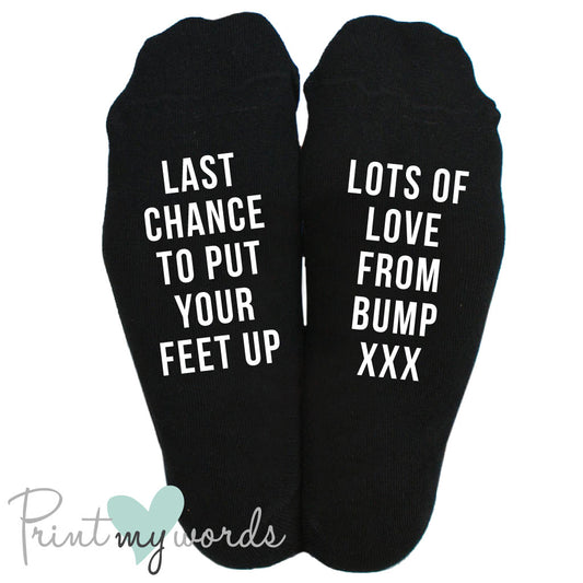 Personalised Men's Socks - Put Your Feet Up