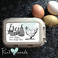 Fresh Eggs From Happy Hens Box Labels x 12