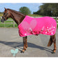 Personalised Equestrian Horse Pony Fleece Rug Cooler - Hearts Style