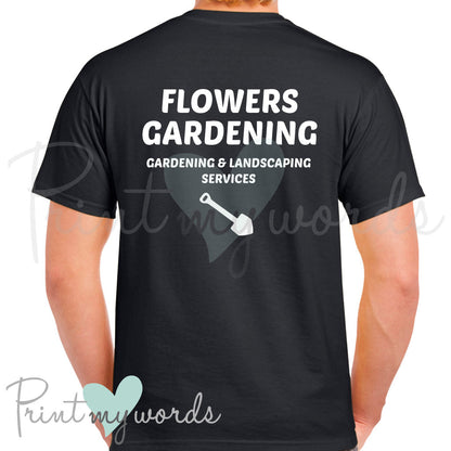 Personalised Workwear T-Shirt - Gardener Template 1