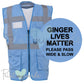 High Visibility Hi Vis Equestrian Reflective Vest Tabard Waistcoat GINGER LIVES MATTER
