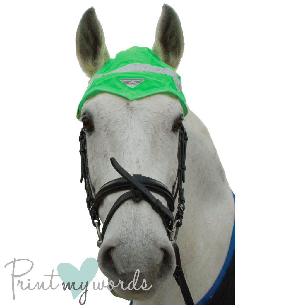 Hozhatz Reflective Horse Headwear