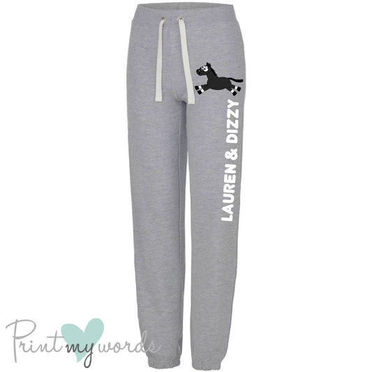 Plodders Ladies Personalised Jogging Bottoms