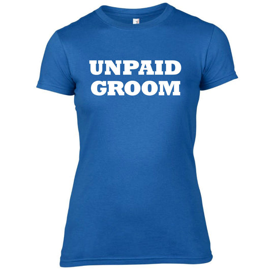 Unpaid Groom Funny Equestrian T-shirt