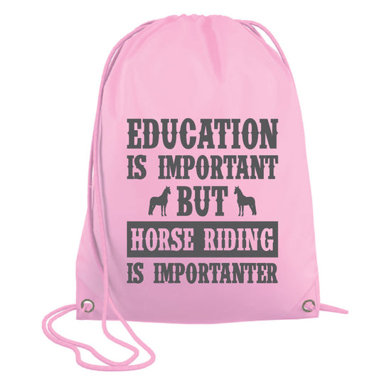 Education is Important Drawstring Bag