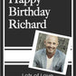 Personalised Happy Birthday Photo Wine Bottle Label